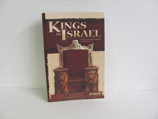 Kings of Israel Abeka Student Book Pre-Owned 9th Grade Bible Textbooks