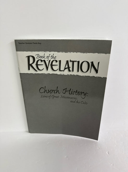 Book of the Revelation Abeka Quizzes/Tests Key  Pre-Owned Bible Textbooks