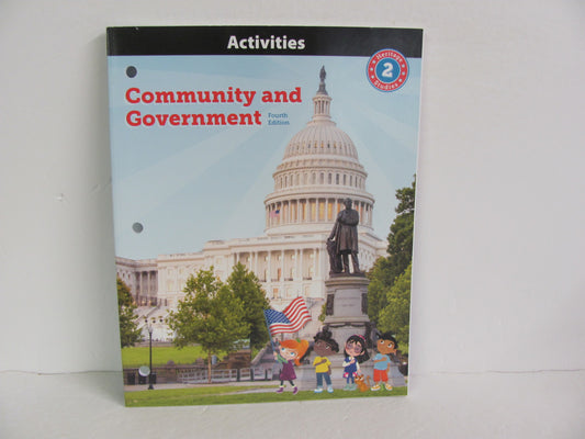 Community and Government BJU Press Activity Book  Pre-Owned History Textbooks