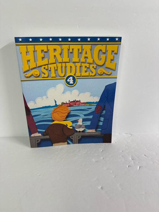 Heritage Studies 4 BJU Press Student Text  Pre-Owned 4th Grade History Textbooks
