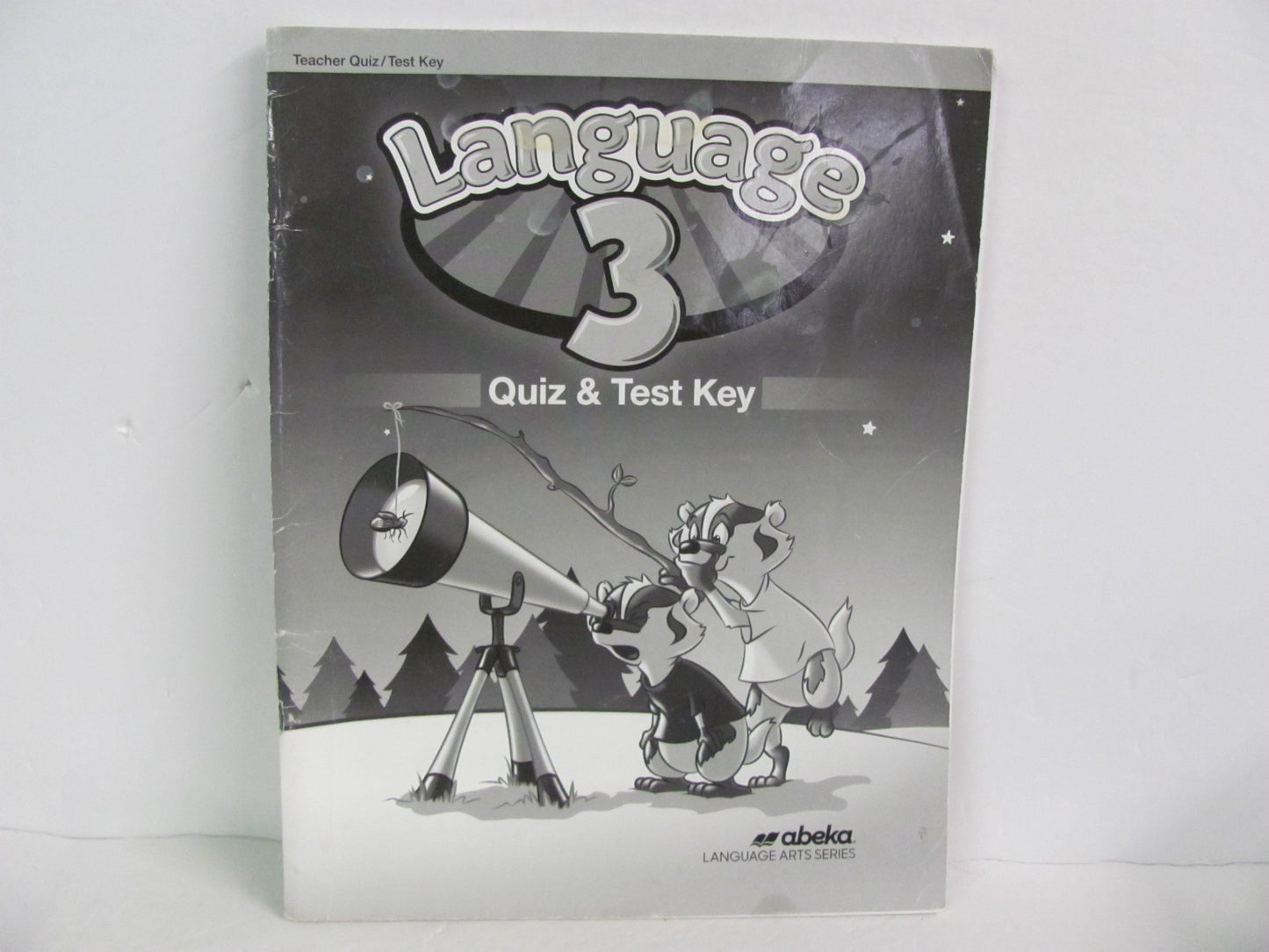 Language 3 Abeka Quiz/Test Key  Pre-Owned 3rd Grade Language Textbooks