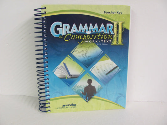 Grammar & Composition II Abeka Teacher Key  Pre-Owned Language Textbooks
