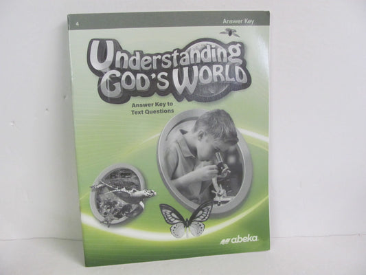 Understanding God's World Abeka Answer Key  Pre-Owned Science Textbooks