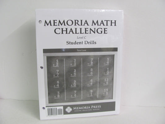 Memoria Math Challenge Level C Memoria Press Luse Mathematics Textbooks