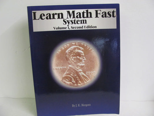 Learn Math Fast System Pre-Owned Mergens Mathematics Textbooks