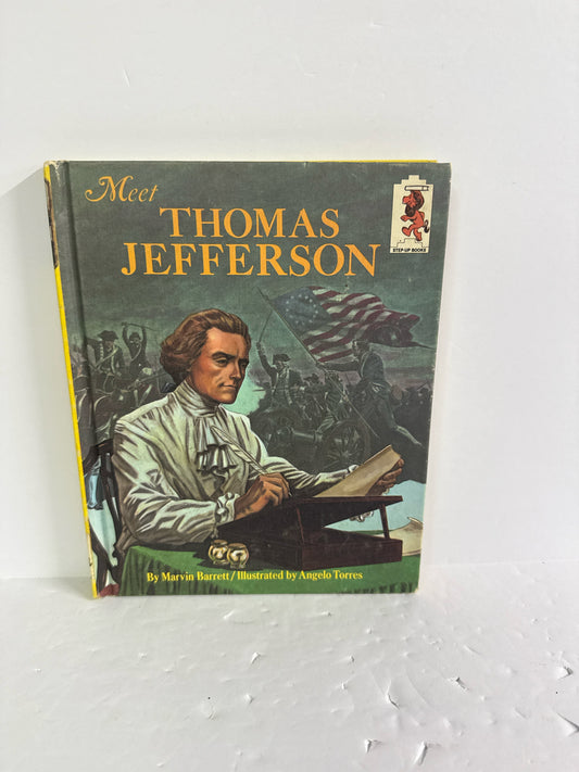 Meet Thomas Jefferson Random House Pre-Owned Marvin Barrett History Textbooks