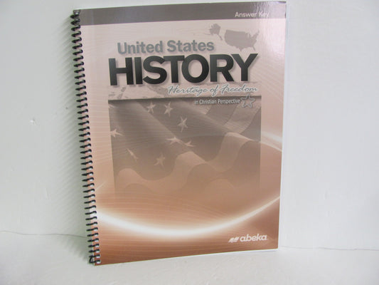 United States History Abeka Answer Key  Pre-Owned 11th Grade History Textbooks