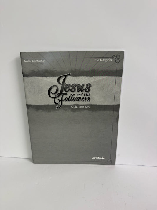 Jesus and His Followers Abeka Quiz/Test Key  Pre-Owned Bible Textbooks