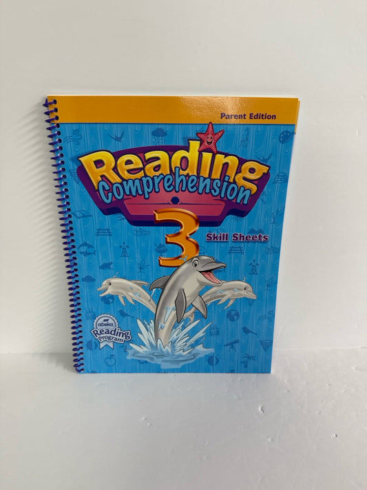 Reading Comprehension 3 Abeka Parent Edition  Pre-Owned Reading Textbooks