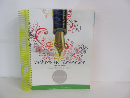 Writers in Residence Apologia Student Book Pre-Owned Bell Language Textbooks