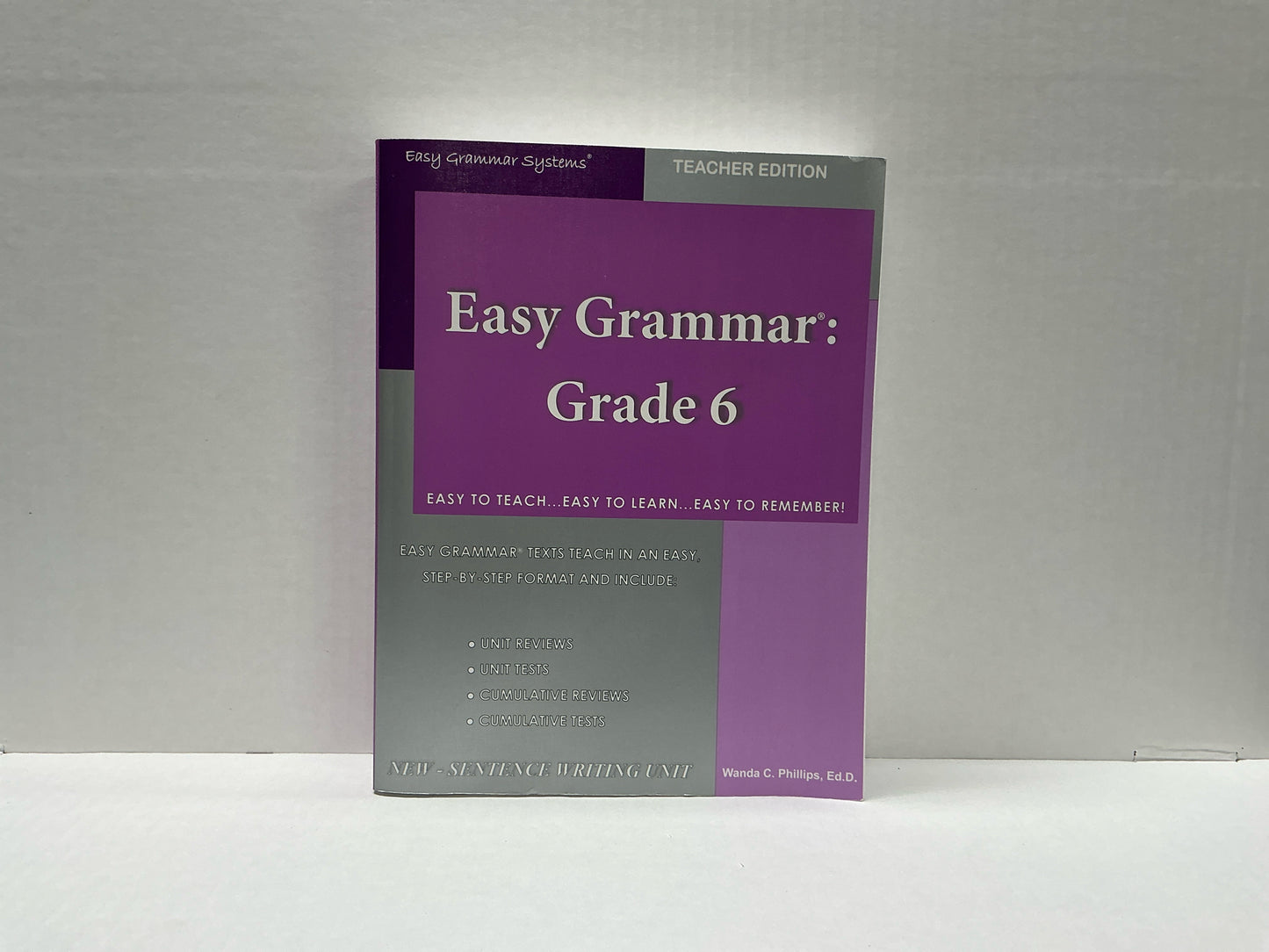 Easy Grammar Easy Grammar Teacher Key  Pre-Owned Phillips Grammar Books