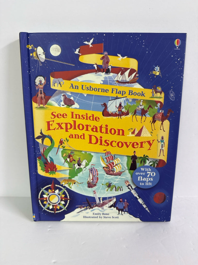 See Inside Exploration and Discover Usborne Pre-Owned Science Textbooks
