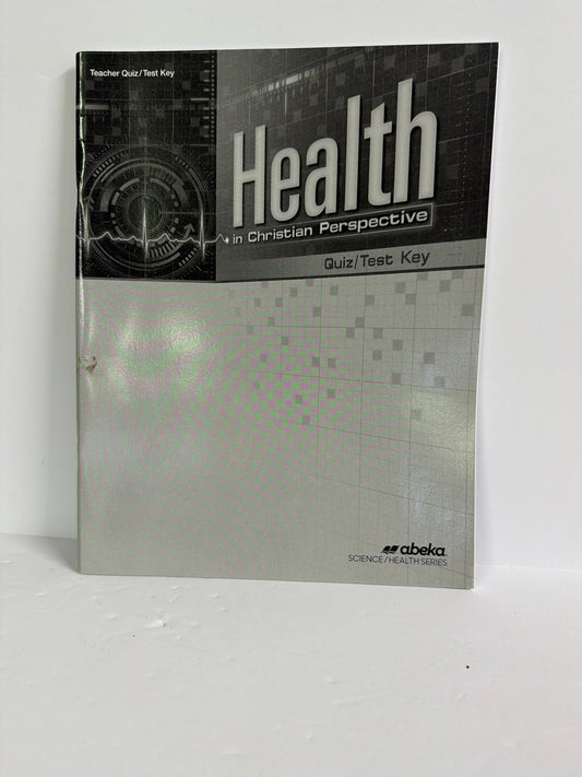 Health Abeka Quiz/Test Key  Pre-Owned High School Math, History & Science
