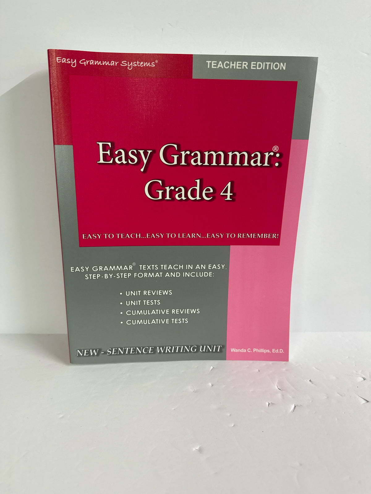 Easy Grammar 4 Easy Grammar Teacher Edition  Pre-Owned Language Textbooks
