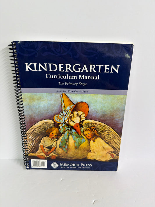 Curriculum Manual Memoria Press Pre-Owned Kindergarten Language Textbooks