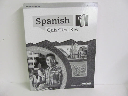Spanish 1 Volume 2 Abeka Quiz/Test Key  Pre-Owned High School Spanish Books