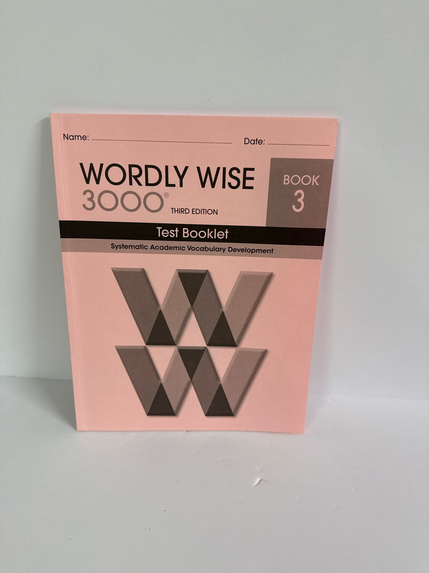 Wordly Wise 3000 Book 3 EPS Test Booklet Pre-Owned Spelling/Vocabulary Books
