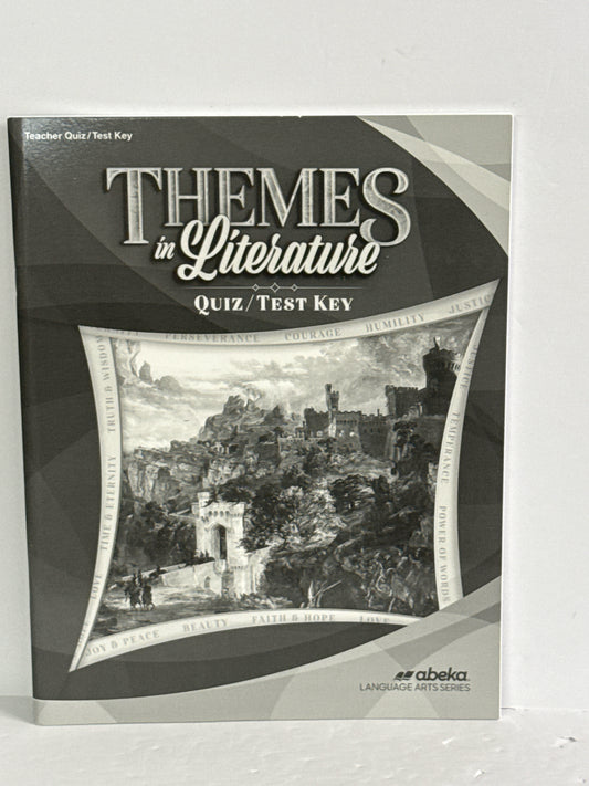 Themes in Literature Abeka Quiz/Test Key  Pre-Owned Literature Textbooks