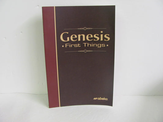 Genesis Abeka Student Book Pre-Owned 12th Grade Bible Textbooks