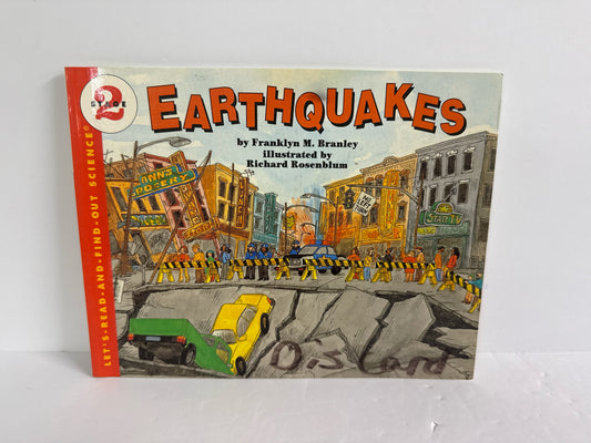 Earthquakes Harper Collins Pre-Owned Franklyn M. Branley Phonic Readers