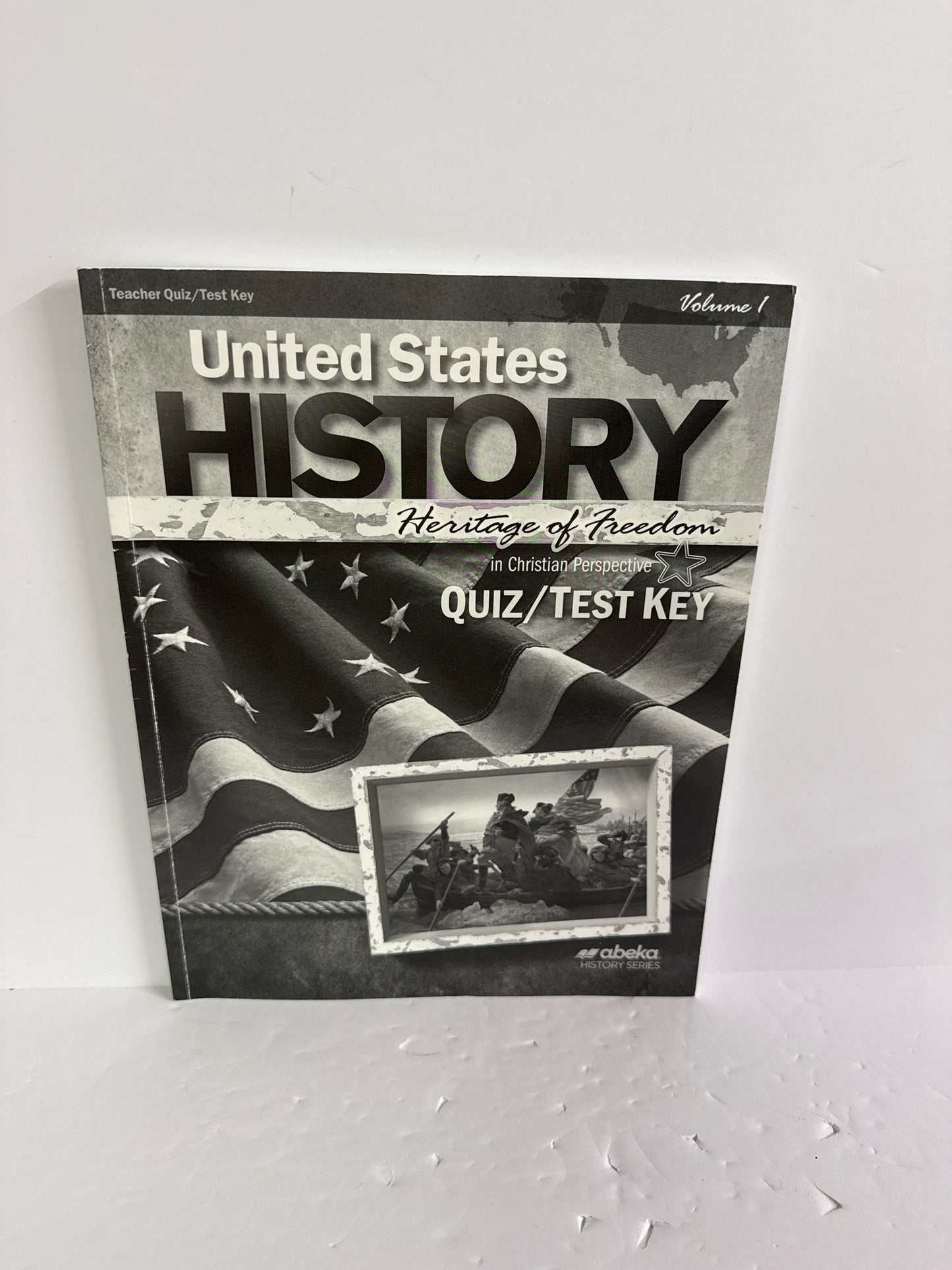 United States History Vol 1 Abeka Quiz/Test Key  Pre-Owned History Textbooks