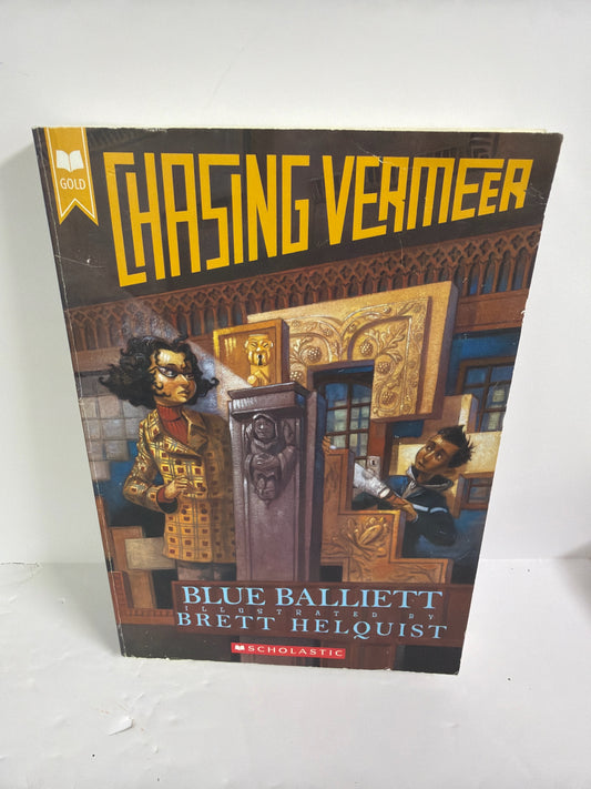 Chasing Vermeer Scholastic Pre-Owned Blue Balliett Fiction