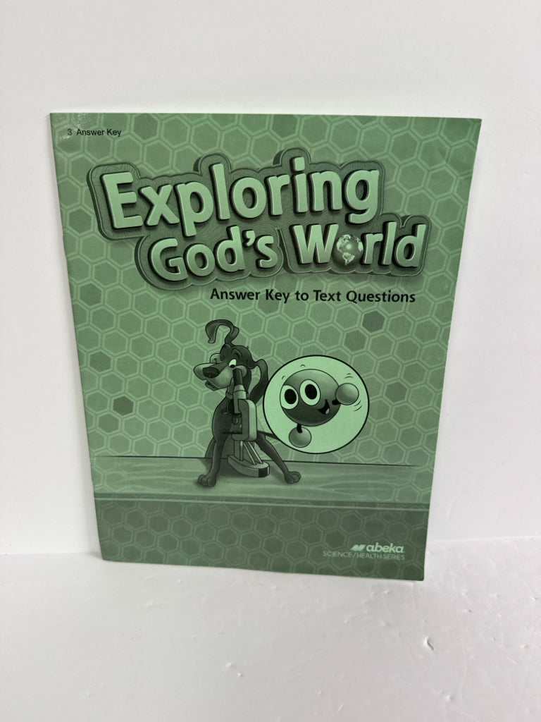 Exploring God's World Abeka Answer Key  Pre-Owned 3rd Grade Science Textbooks