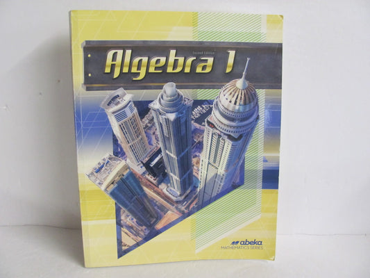 Algebra 1 Abeka Student Book Pre-Owned High School Mathematics Textbooks