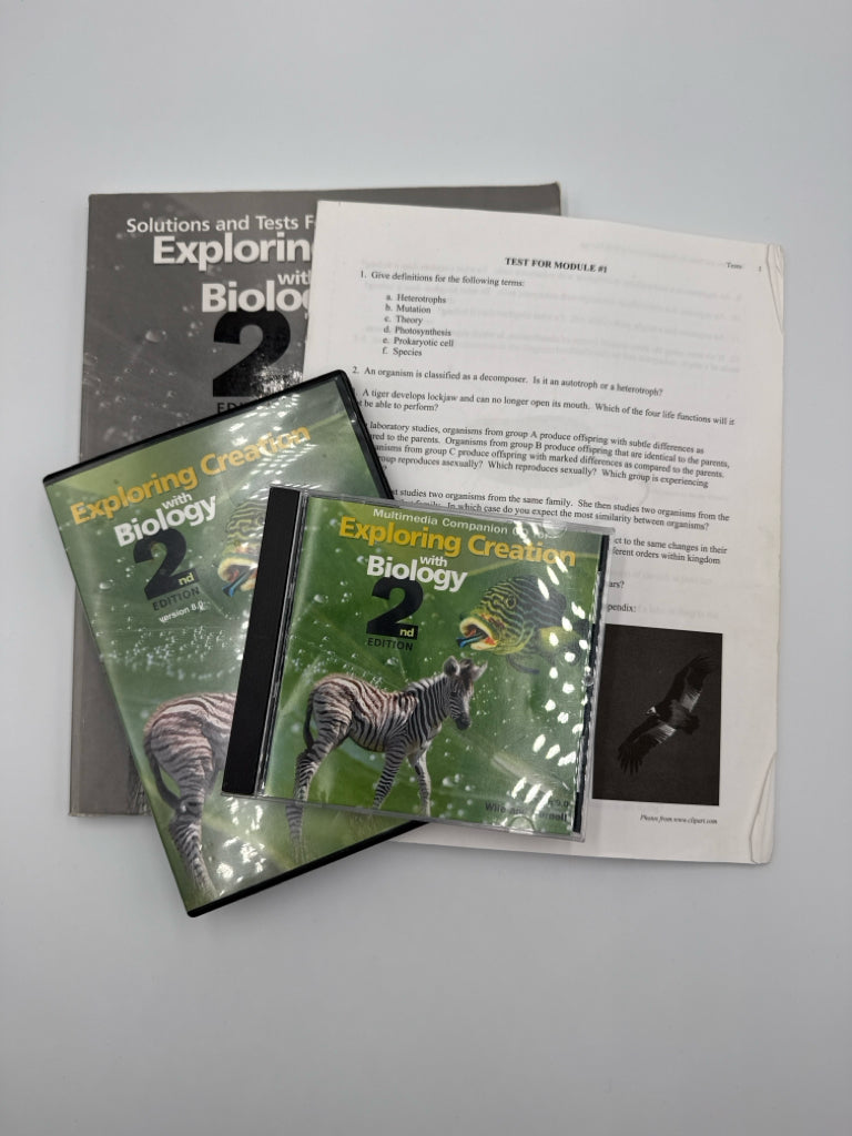 Exploring Creation With Biology Apologia Set  Pre-Owned Science Textbooks