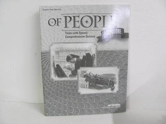 Of People Literature Abeka Quiz/Test Key  Pre-Owned 7th Grade Reading Textbooks