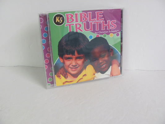 Bible Truths K5 BJU Press Audio CDs Pre-Owned Kindergarten Bible Textbooks