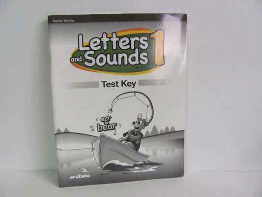 Letters and Sounds 1 Abeka Test Key Pre-Owned 1st Grade Language Textbooks