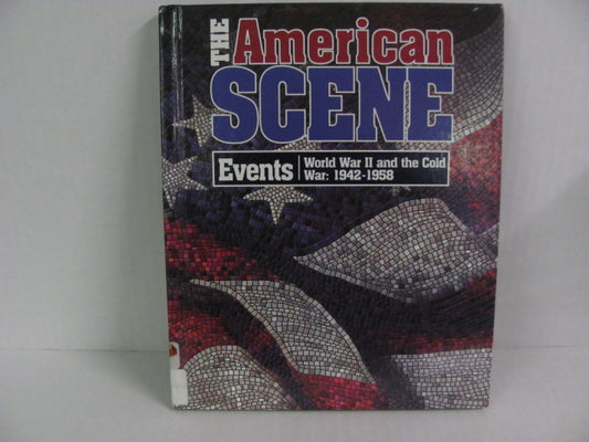 The American Scene Grolier Reader  Pre-Owned Middle School America At War Books