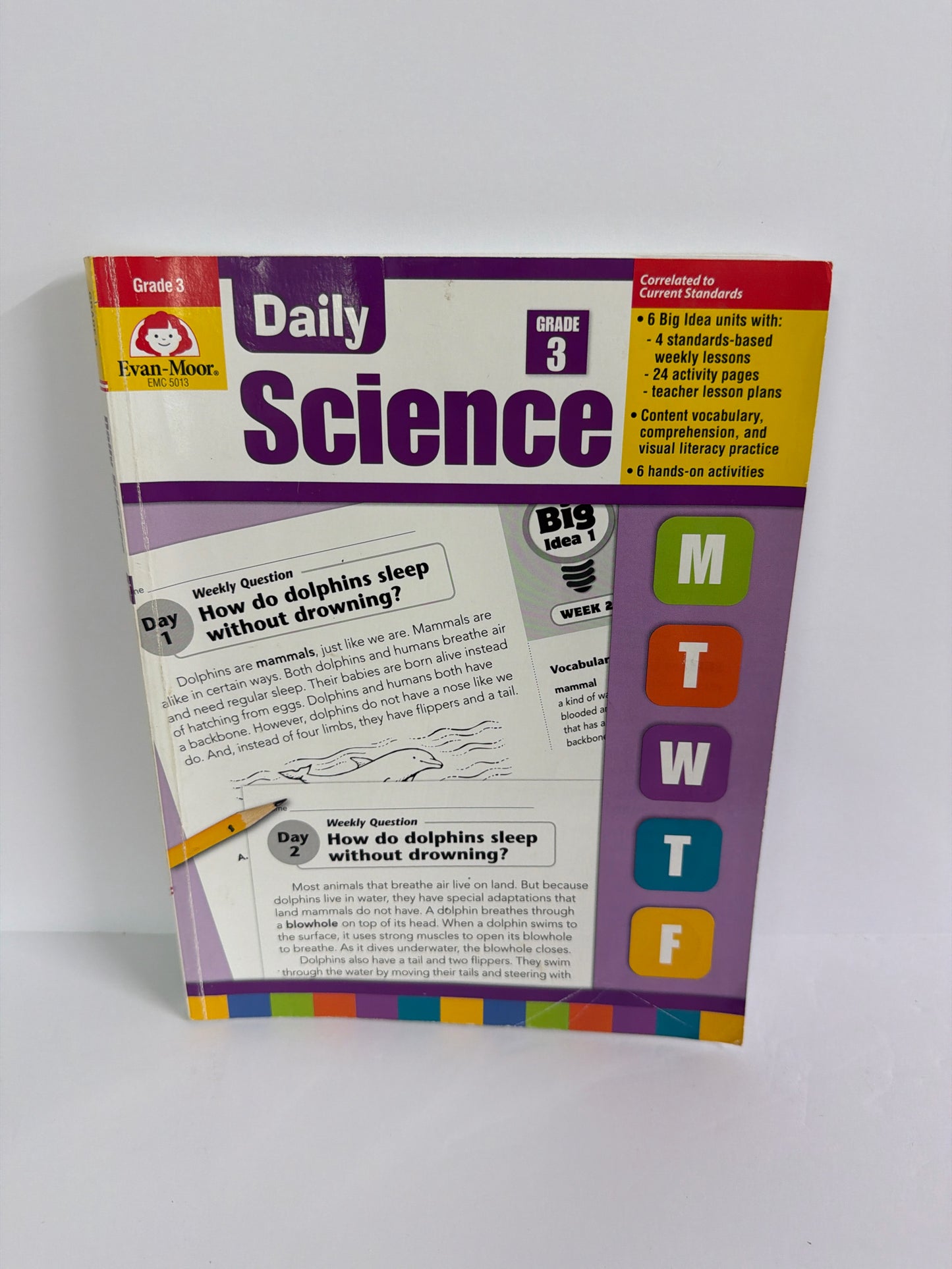 Daily Science Evan-Moor Workbook  Pre-Owned 3rd Grade Science Textbooks