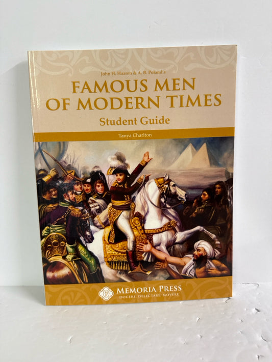 Famous Men of Modern Times Memoria Press Student Guide Pre-Owned Memoria Press