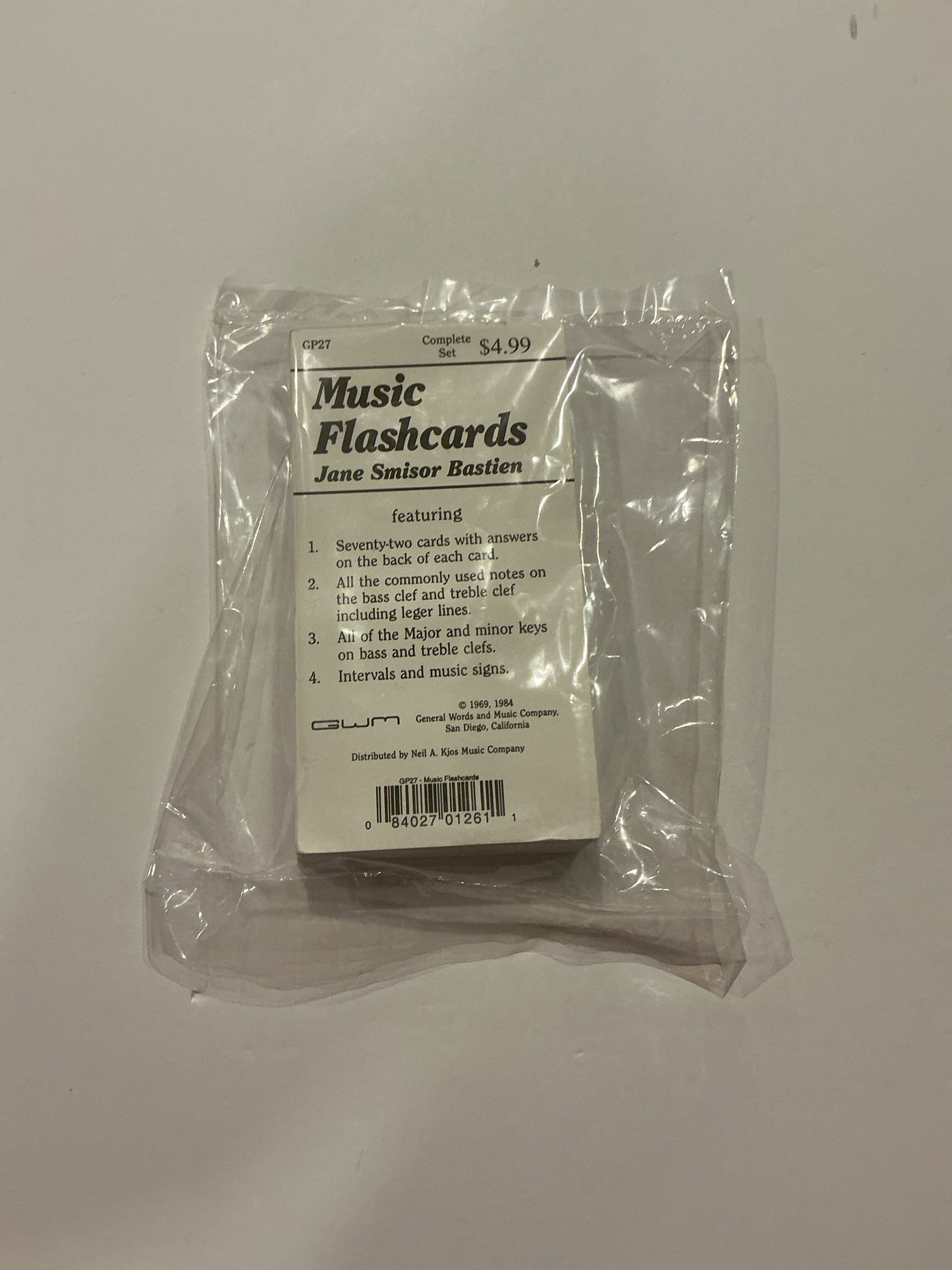 Music Flashcards General Words and Music Company Music Education Books
