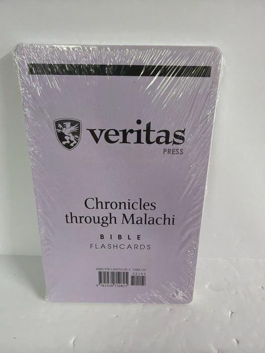 Chronicles through Malachi Veritas Press Flashcards Pre-Owned Bible Textbooks