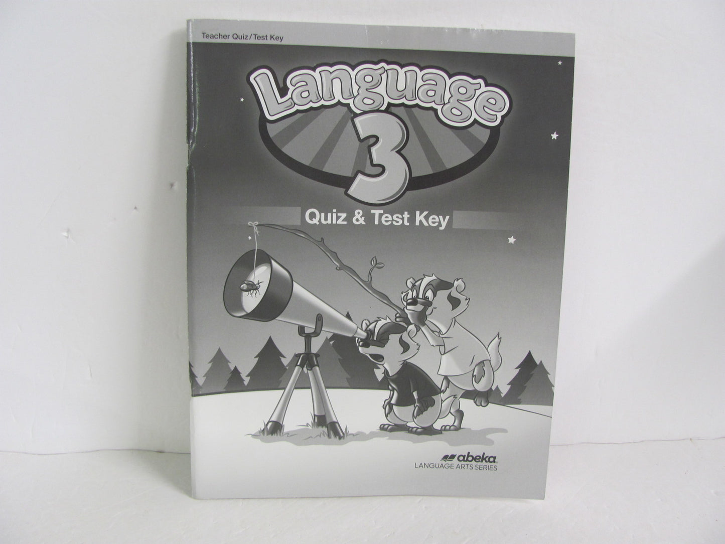 Language 3 Abeka Quiz/Test Key  Pre-Owned 3rd Grade Language Textbooks