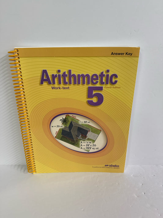 Arithmetic 5 Abeka Answer Key  Pre-Owned 5th Grade Mathematics Textbooks