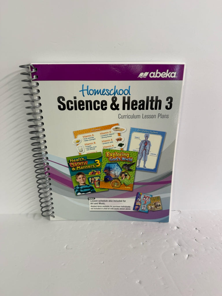 Science & Health 3 Abeka Curriculum/Lesson Plan Pre-Owned Science Textbooks