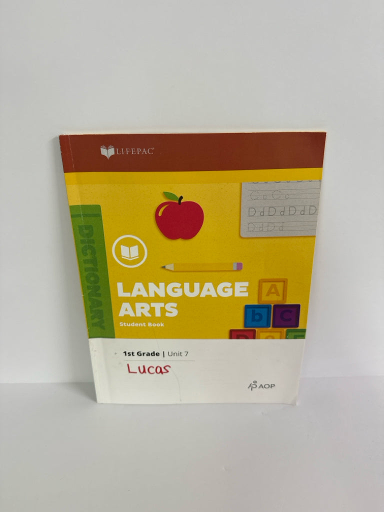 Language Arts Alpha Omega Lifepac Pre-Owned 1st Grade Language Textbooks