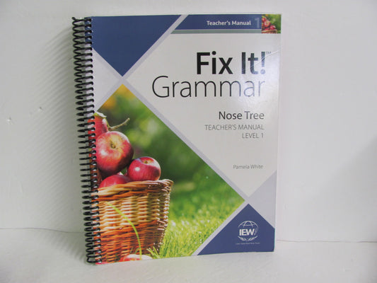 Fix It Grammar - The Nose Tree IEW Creative Writing Books