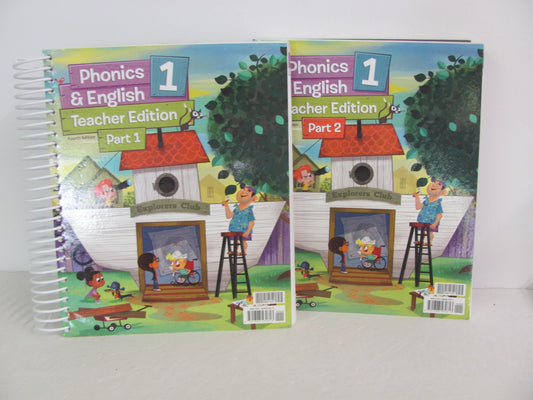 Phonics & English 1 BJU Press Teacher Edition  Pre-Owned Language Textbooks