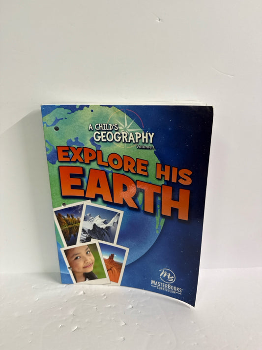 A Child's Geography Vol 1 MasterBooks Student Book Pre-Owned History Textbooks