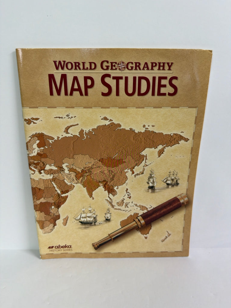 World Geography Abeka Map Studies  Pre-Owned 9th Grade History Textbooks