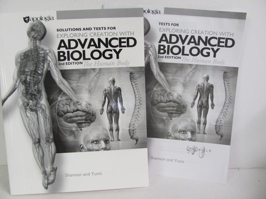 Advanced Biology Apologia Solution Key Pre-Owned Yunis Science Textbooks