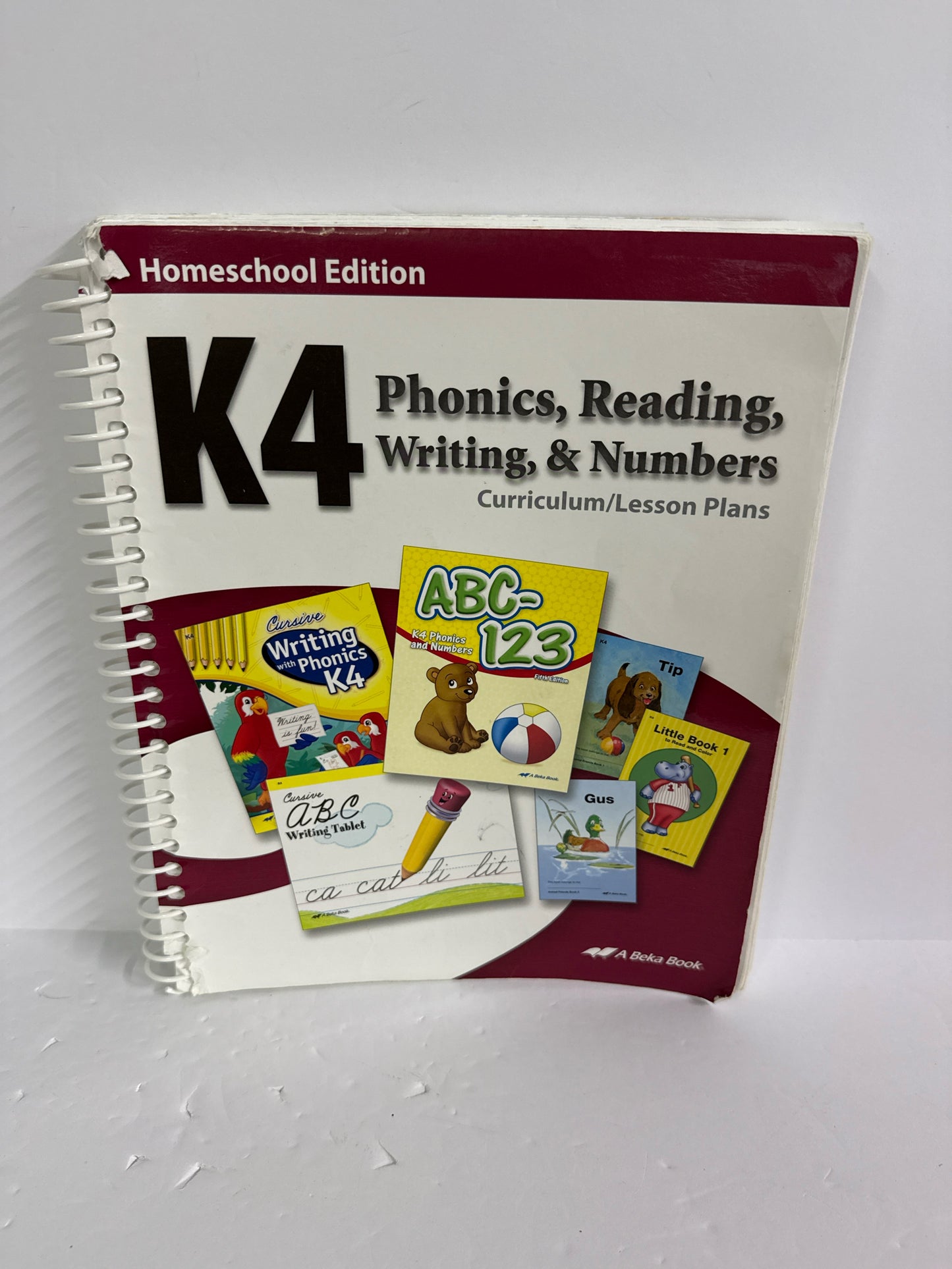 Phonics, Reading, Writing, & Number Abeka K4 Language Textbooks