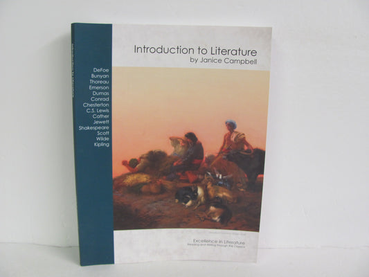 Introduction to Literature Workbook  Pre-Owned Campbell Creative Writing Books