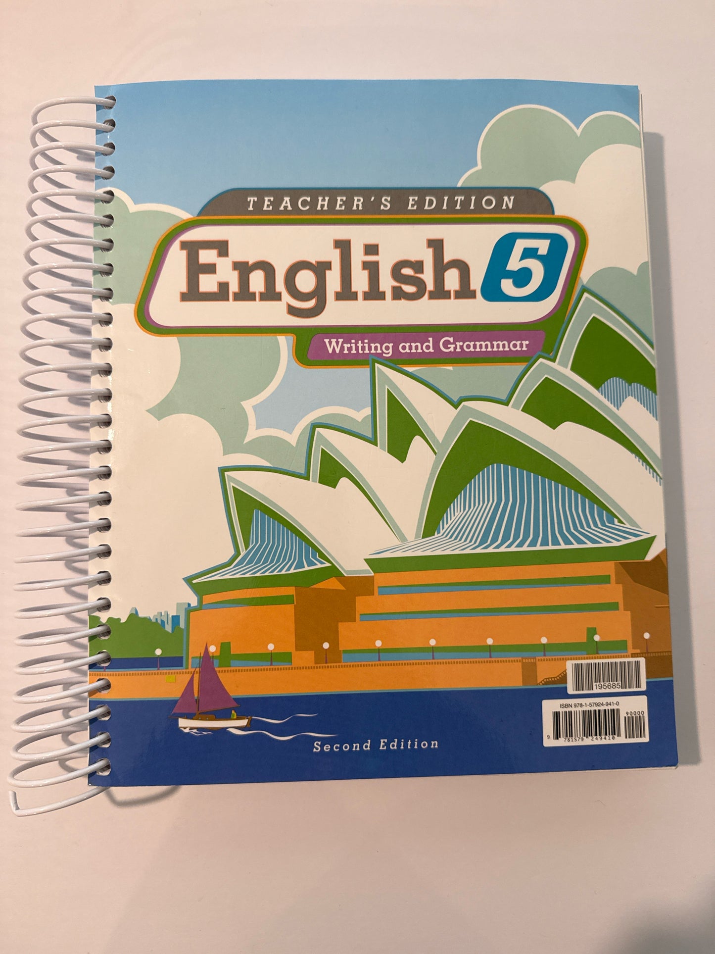 English 5 BJU Press Teacher Edition  Pre-Owned 5th Grade Language Textbooks