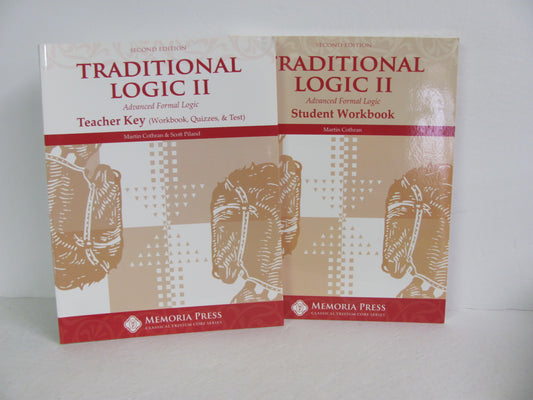 Traditional Logic II Memoria Press Set  Pre-Owned Cothran Logic Books